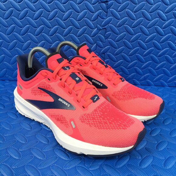 Brooks Launch 9 Womens Running Walking Shoes Pink Athletic Sneakers Size 8B - Picture 6 of 12